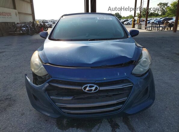 KMHD35LH0GU304788 2016 HYUNDAI ELANTRA Blue Vista frontal