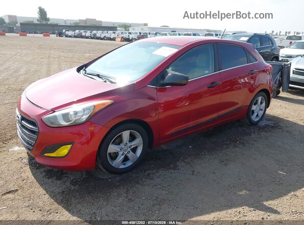 KMHD35LH0GU337886 2016 HYUNDAI ELANTRA GT Красный Передняя левая четверть