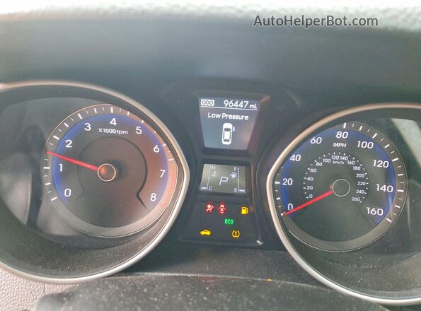 KMHD35LH0HU358366 2017 HYUNDAI ELANTRA Gray Vista del cuadro de instrumentos
