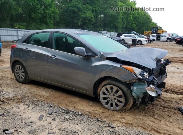 KMHD35LH0HU358366 2017 HYUNDAI ELANTRA Gray Delantero derecho