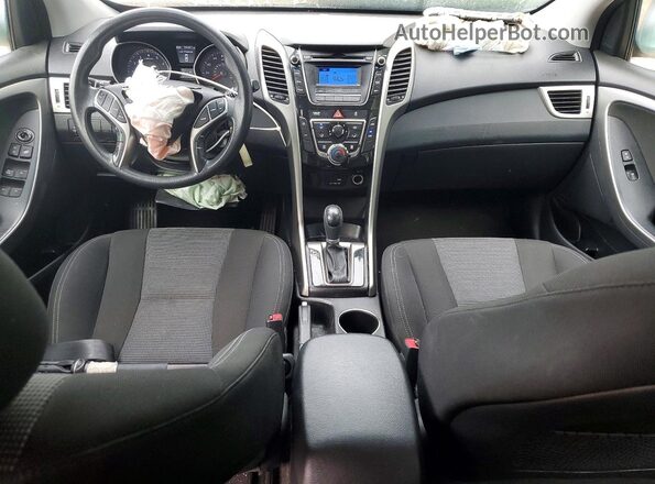 KMHD35LH0HU358366 2017 HYUNDAI ELANTRA Gray Vista del salpicadero