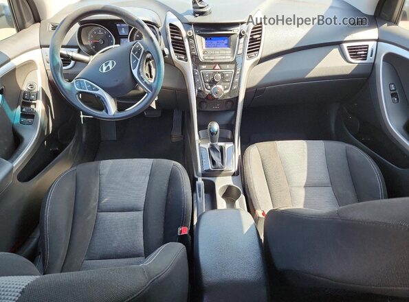 KMHD35LH1GU252233 2016 HYUNDAI ELANTRA Серебряный Вид панели приборов