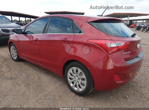KMHD35LH1HU365892 2017 HYUNDAI ELANTRA GT Red Rear left
