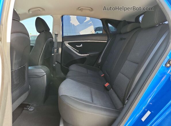 KMHD35LH1HU376908 2017 HYUNDAI ELANTRA Blue Vista de los asientos traseros