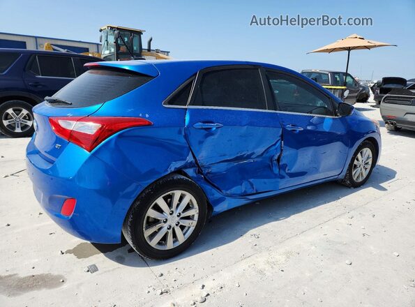 KMHD35LH1HU376908 2017 HYUNDAI ELANTRA Blue Trasero derecho