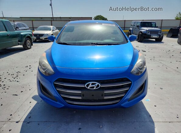 KMHD35LH1HU376908 2017 HYUNDAI ELANTRA Blue Vista frontal