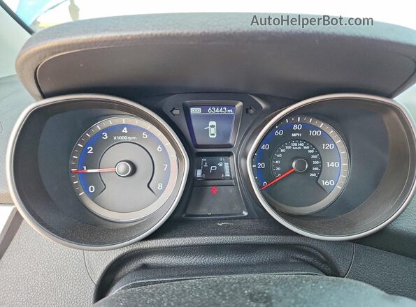 KMHD35LH1HU376908 2017 HYUNDAI ELANTRA Blue Vista del cuadro de instrumentos