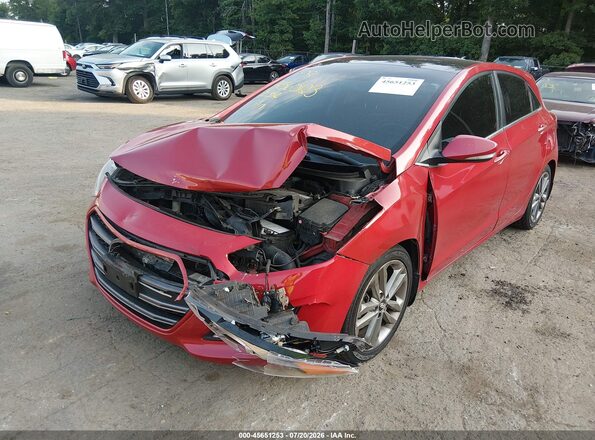 KMHD35LH2GU258591 2016 HYUNDAI ELANTRA GT Red Widok z przodu