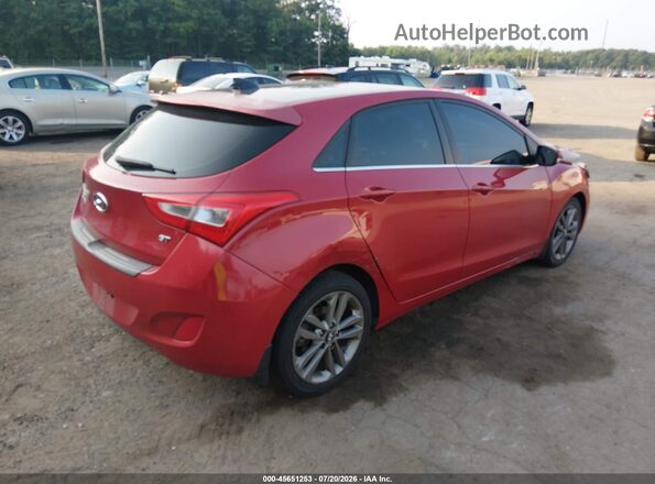 KMHD35LH2GU258591 2016 HYUNDAI ELANTRA GT Red Tył prawy