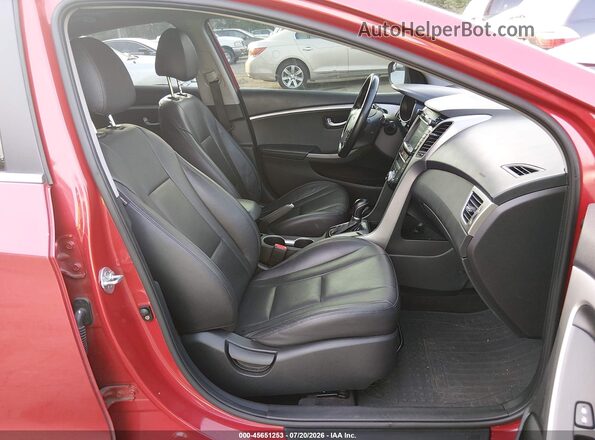 KMHD35LH2GU258591 2016 HYUNDAI ELANTRA GT Red Widok wnętrza z przodu