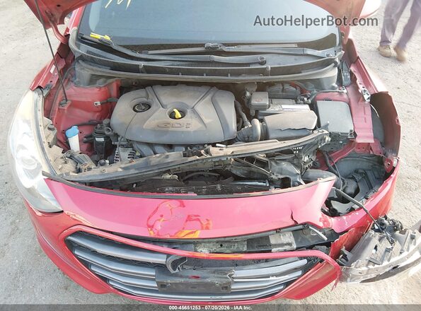 KMHD35LH2GU258591 2016 HYUNDAI ELANTRA GT Red Widok z tyłu