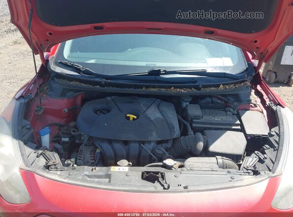 KMHD35LH2GU261278 2016 HYUNDAI ELANTRA GT Red Widok z tyłu