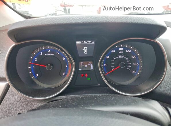 KMHD35LH2GU283992 2016 HYUNDAI ELANTRA Black Вид щитка приладів