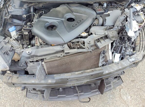 KMHD35LH2GU283992 2016 HYUNDAI ELANTRA Black Вид задньої частини салону