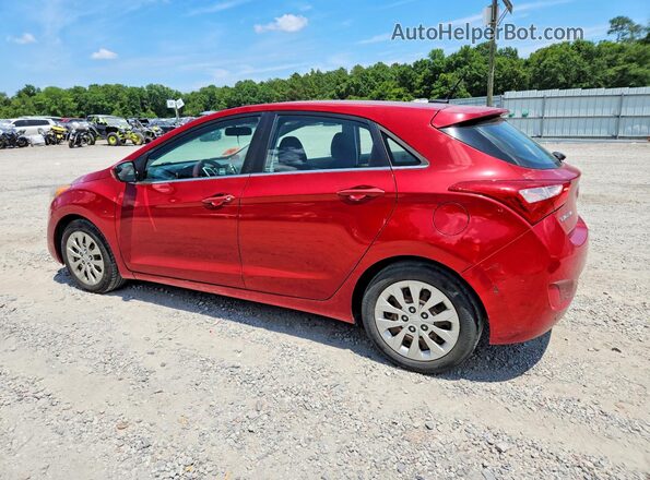 KMHD35LH2GU326274 2016 HYUNDAI ELANTRA Red უკანა მარცხენა