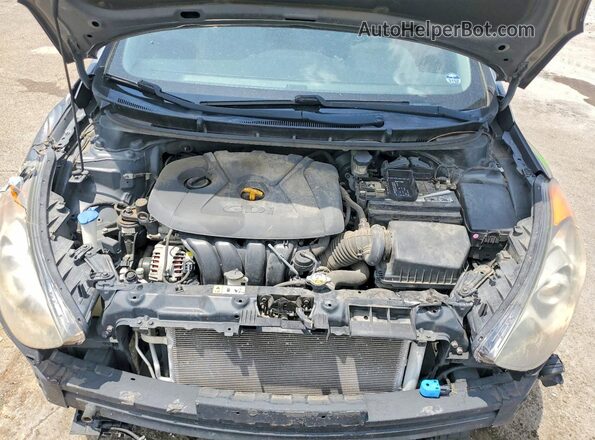 KMHD35LH2GU329899 2016 HYUNDAI ELANTRA Серый Вид задней части салона