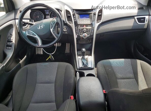 KMHD35LH2GU329899 2016 HYUNDAI ELANTRA Серый Вид панели приборов