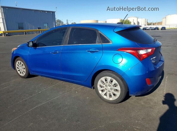 KMHD35LH2HU361074 2017 HYUNDAI ELANTRA Синий Задняя левая четверть