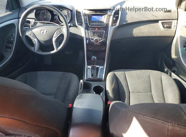 KMHD35LH2HU361074 2017 HYUNDAI ELANTRA Синий Вид панели приборов