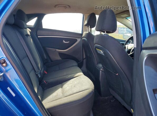 KMHD35LH2HU361074 2017 HYUNDAI ELANTRA Синий Вид задних сидений
