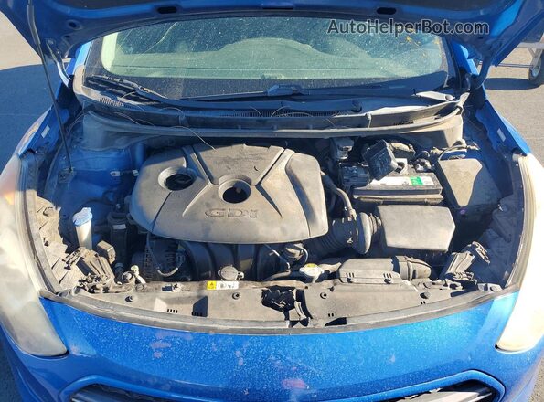 KMHD35LH2HU361074 2017 HYUNDAI ELANTRA Синий Вид задней части салона