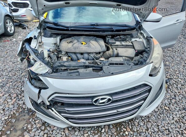 KMHD35LH2HU368249 2017 HYUNDAI ELANTRA Silver Rear interior view