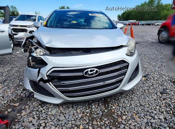 KMHD35LH2HU368249 2017 HYUNDAI ELANTRA Silver Front view