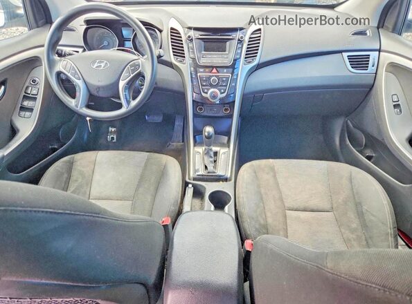 KMHD35LH2HU368249 2017 HYUNDAI ELANTRA Silver Dashboard view