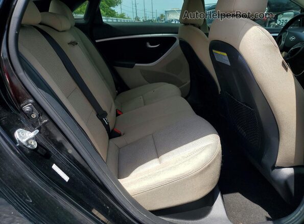 KMHD35LH3GU304526 2016 HYUNDAI ELANTRA Black Вид задніх сидінь