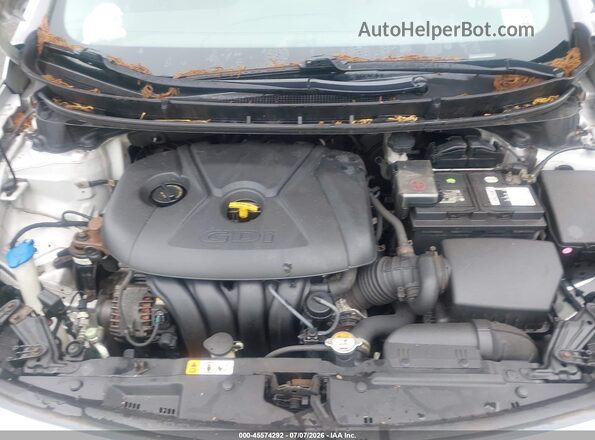 KMHD35LH3HU369376 2017 HYUNDAI ELANTRA GT Silver Widok z tyłu