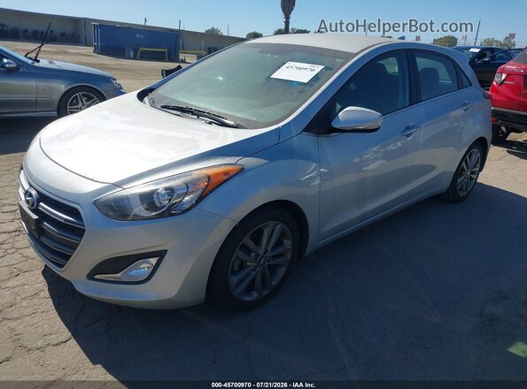 KMHD35LH4GU307418 2016 HYUNDAI ELANTRA GT Silver წინა მარცხენა ხედი სამი მეოთხედიდან