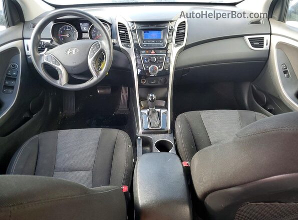 KMHD35LH4HU353316 2017 HYUNDAI ELANTRA Silver Widok deski rozdzielczej