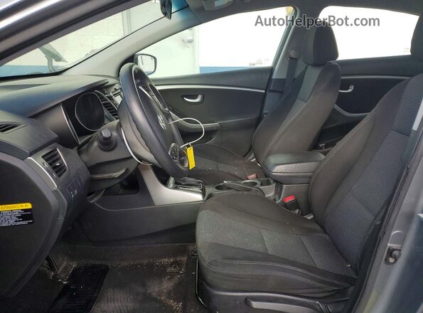 KMHD35LH4HU353316 2017 HYUNDAI ELANTRA Silver Widok wnętrza z przodu