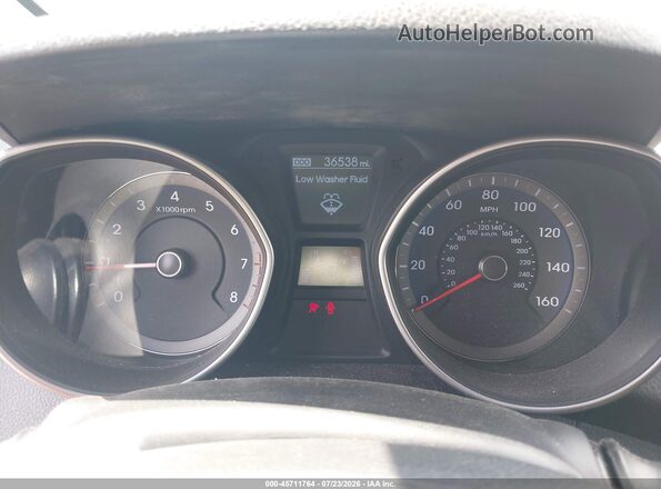 KMHD35LH6GU270310 2016 HYUNDAI ELANTRA GT Gray Widok tylnych siedzeń