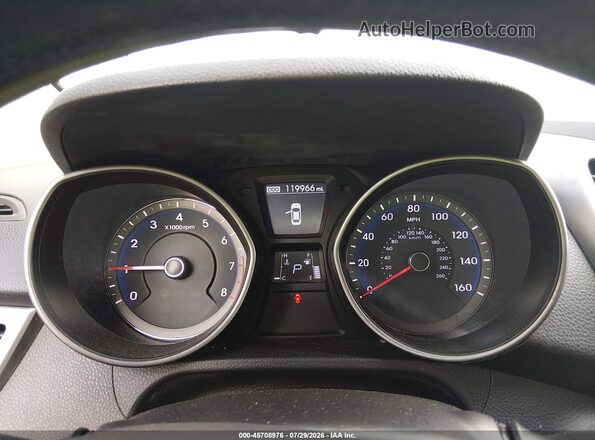 KMHD35LH6GU270677 2016 HYUNDAI ELANTRA GT Black Vista de los asientos traseros