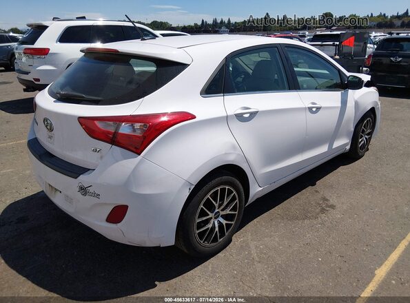 KMHD35LH6GU284207 2016 HYUNDAI ELANTRA GT White უკანა მარჯვენა