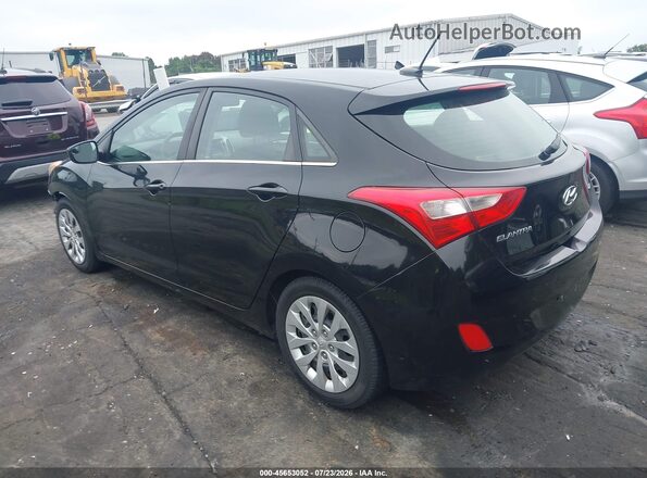 KMHD35LH6GU313706 2016 HYUNDAI ELANTRA GT Черный Задняя левая четверть