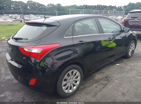 KMHD35LH6GU313706 2016 HYUNDAI ELANTRA GT Черный Задняя правая четверть