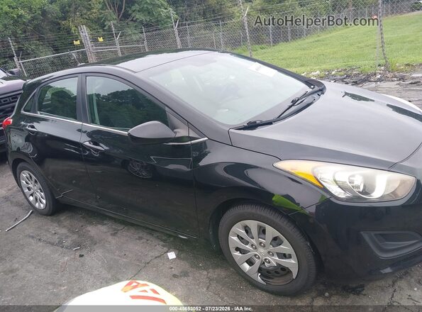 KMHD35LH6GU313706 2016 HYUNDAI ELANTRA GT Черный Вид задней части салона