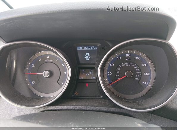KMHD35LH6GU329971 2016 HYUNDAI ELANTRA GT White Հետևի նստատեղերի տեսք