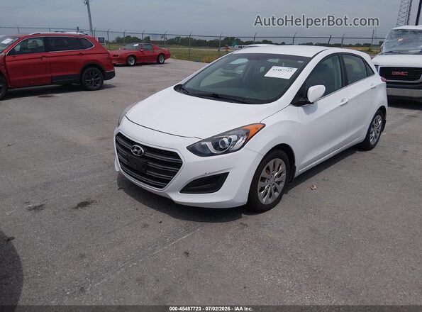 KMHD35LH6GU329971 2016 HYUNDAI ELANTRA GT White Առջևի ձախ երեք քառորդ տեսարան