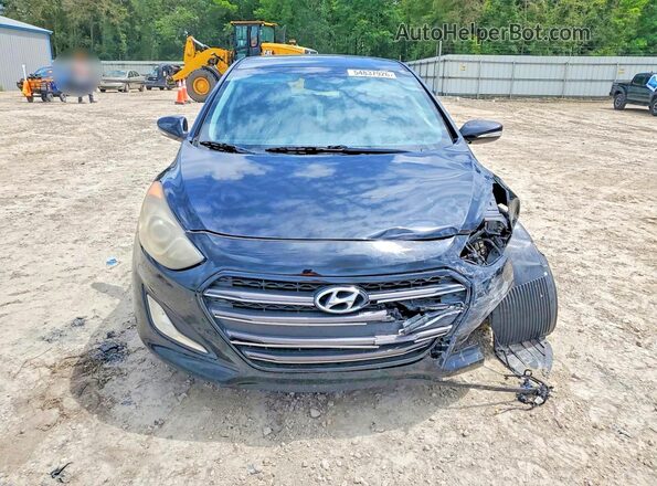 KMHD35LH7GU282370 2016 HYUNDAI ELANTRA Black Դիմացի տեսք