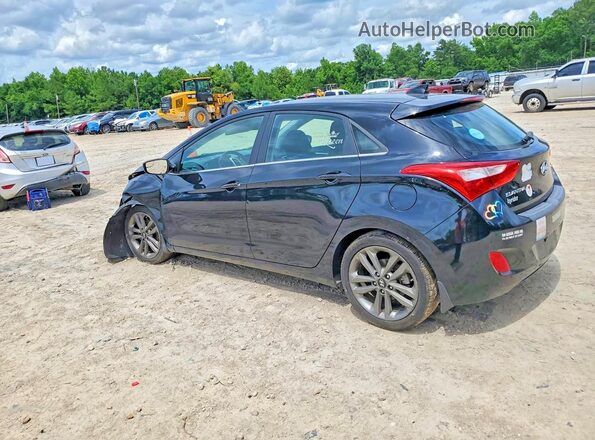 KMHD35LH7GU282370 2016 HYUNDAI ELANTRA Black Հետևի ձախ