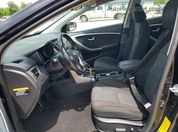 KMHD35LH7GU282370 2016 HYUNDAI ELANTRA Black Սալոնի դիմացի տեսք