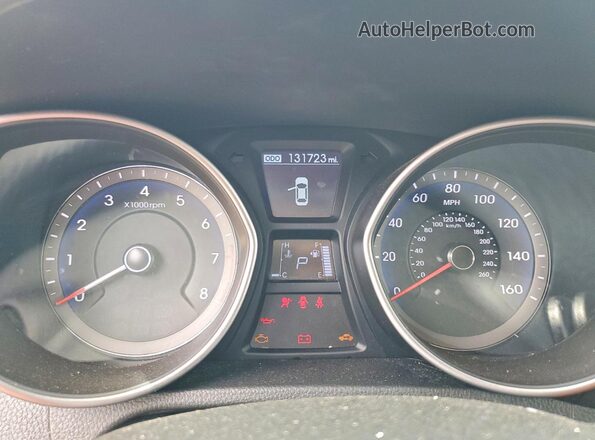 KMHD35LH7GU282370 2016 HYUNDAI ELANTRA Black Սարքավորումների վահանակի տեսք