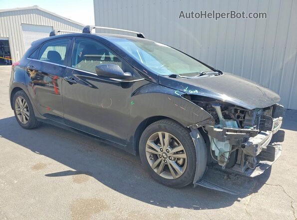 KMHD35LH7HU359028 2017 HYUNDAI ELANTRA Black Delantero derecho