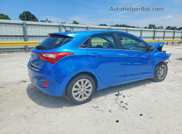 KMHD35LH7HU360017 2017 HYUNDAI ELANTRA Синий Задняя правая четверть