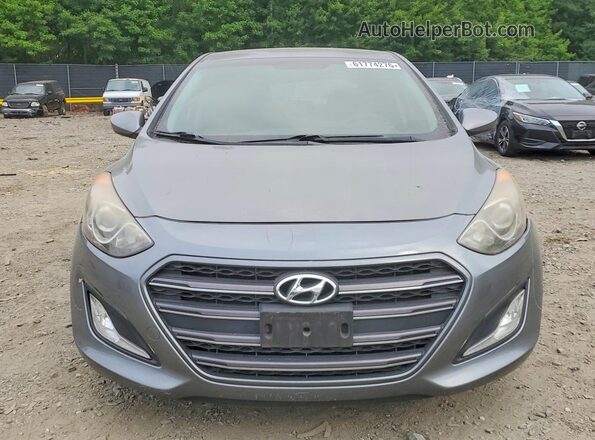 KMHD35LH7HU363256 2017 HYUNDAI ELANTRA Серый Вид спереди