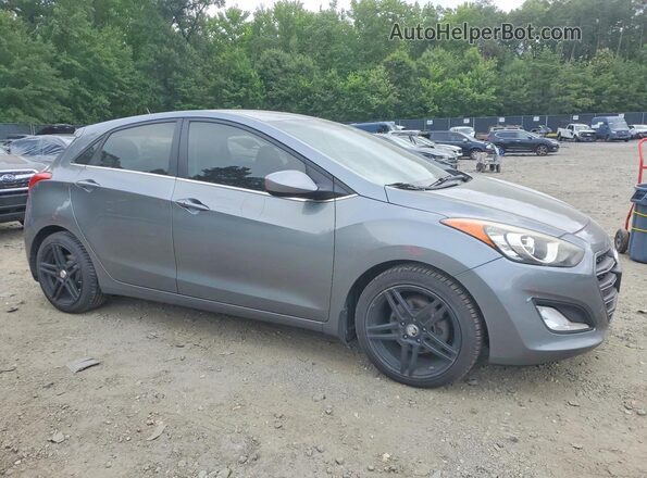 KMHD35LH7HU363256 2017 HYUNDAI ELANTRA Серый Передняя правая четверть