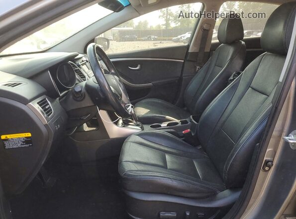 KMHD35LH7HU363256 2017 HYUNDAI ELANTRA Серый Вид салона спереди